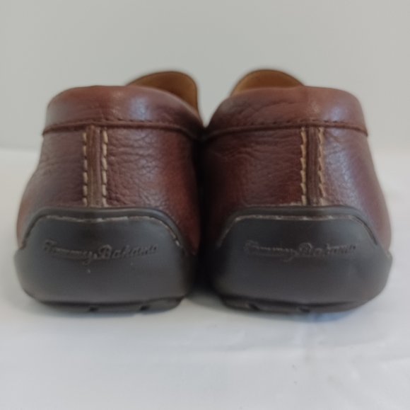 Tommy Bahama men's orion leather slip-on  loafers Brown size 9.5m - Picture 5 of 12